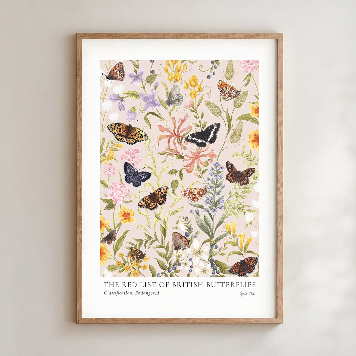Endangered British Butterflies: Sage Edition Fine Art Print