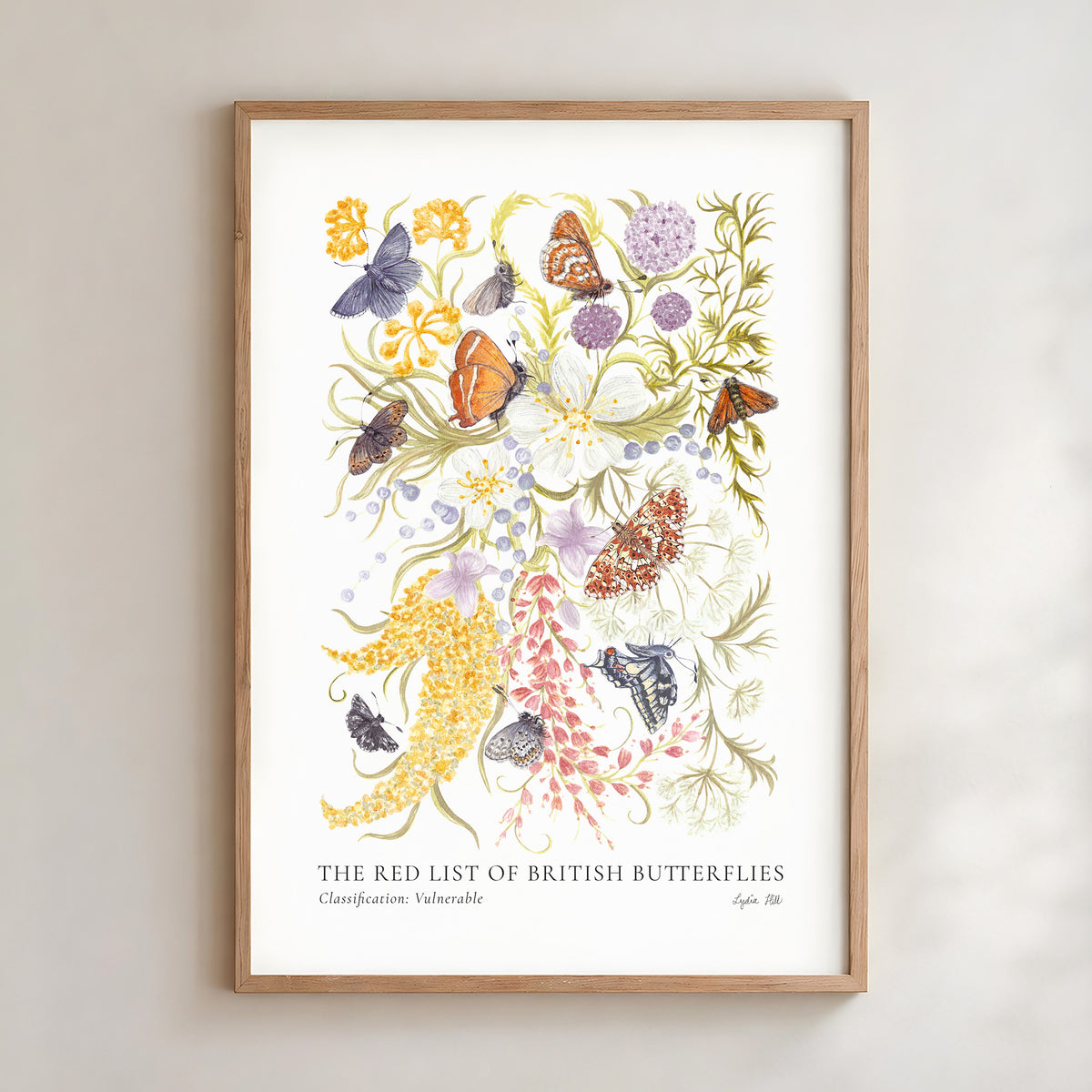 Vulnerable British Butterflies Fine Art Print