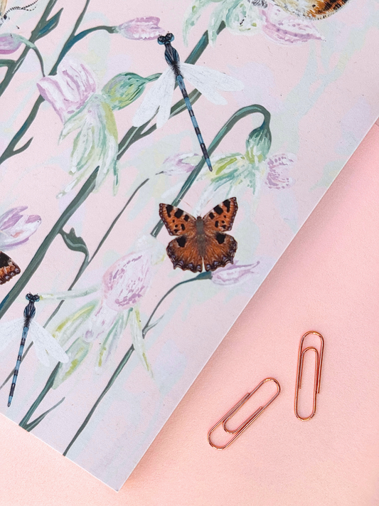 Ghost Orchid A5 Perfect Bound Notebook