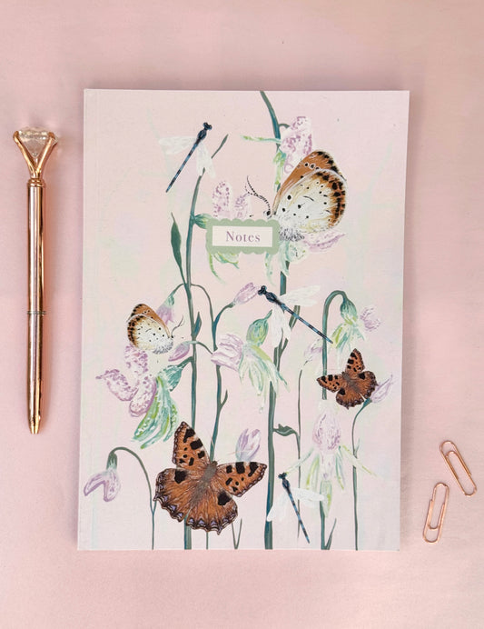 Ghost Orchid A5 Perfect Bound Notebook