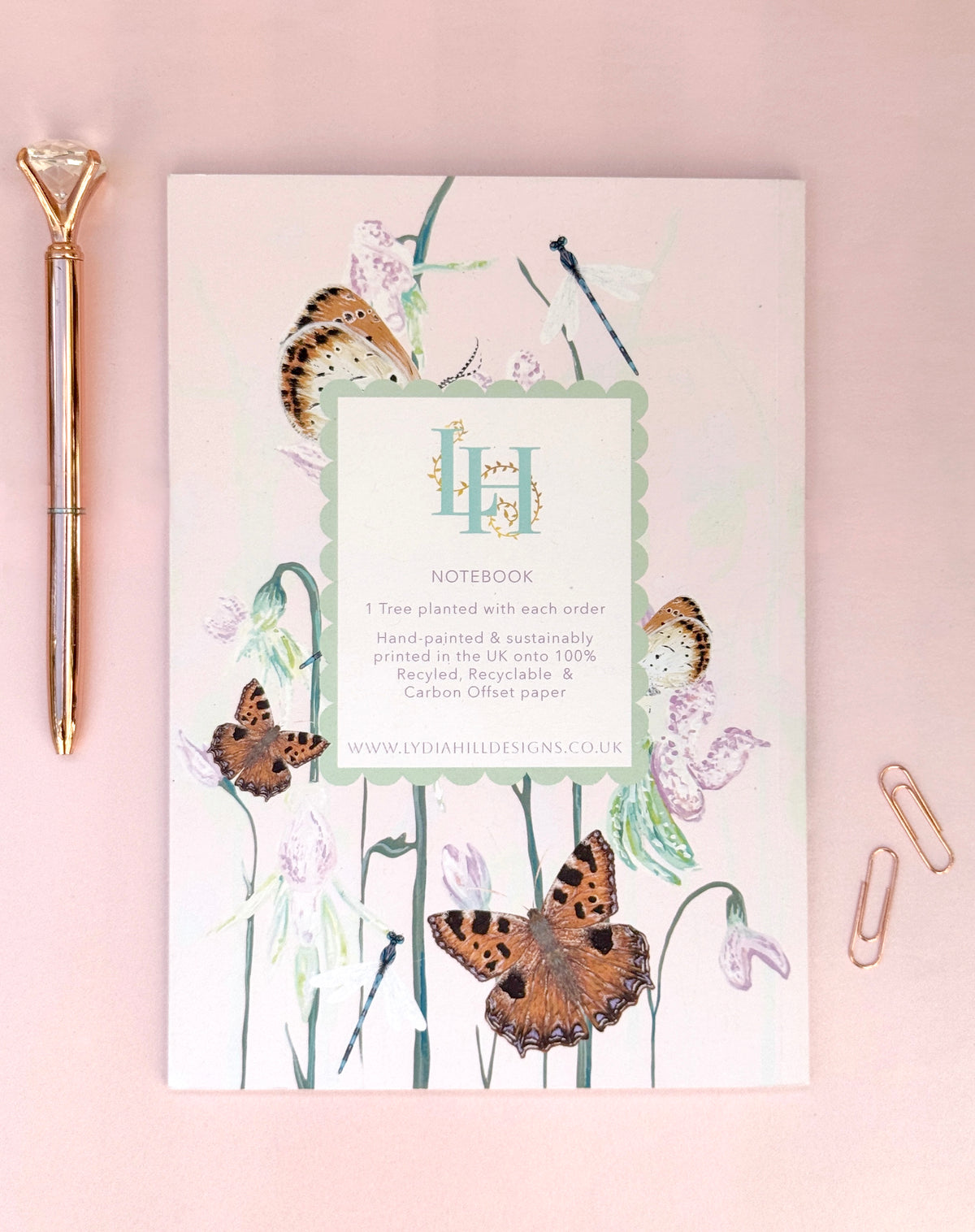Ghost Orchid A5 Perfect Bound Notebook
