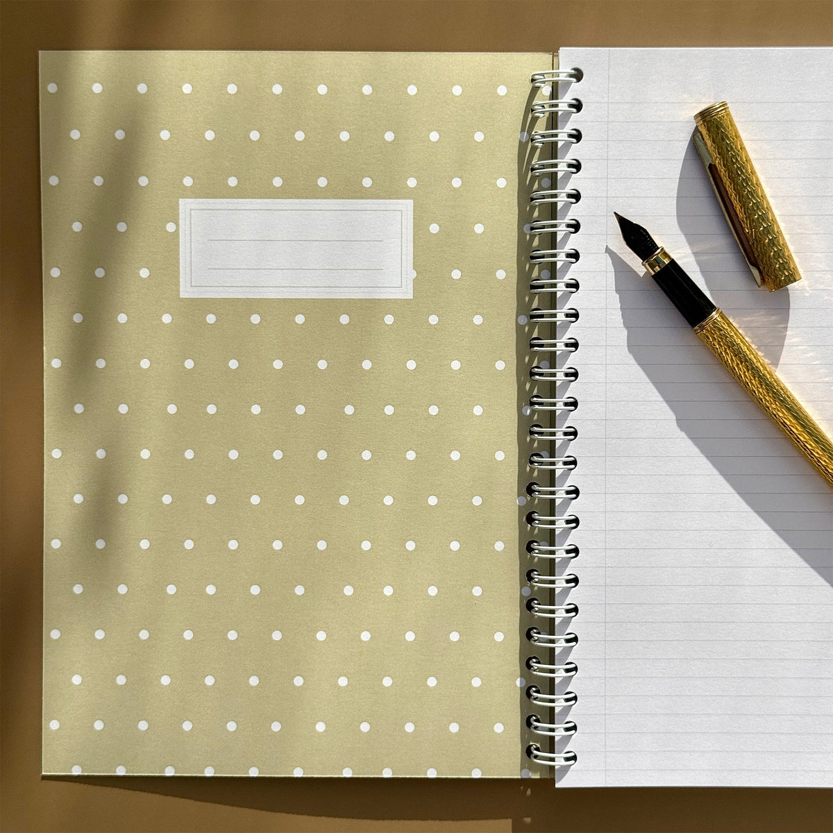 A5 Black Hairstreak British Butterfly Patterned & Lined Spiral Heritage Notebook - Lydia Hill Designs