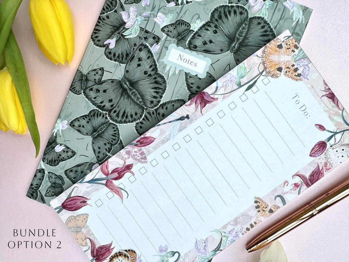 Endangered Eden To - Do List, Luxury Patterned Notepad - Lydia Hill Designs